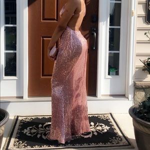 Rose gold Prom dress